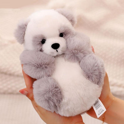 Niedlicher Panda Plüsch Teddy im Korb Süß