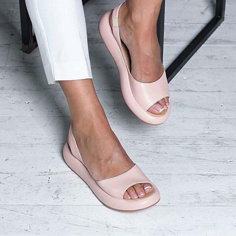 Bequeme Sommer-Sandaletten Damen Stretch - BerlinGlamour