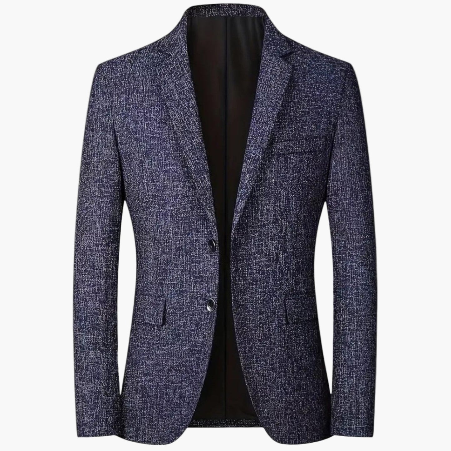 Eleganter Business Blazer Anzugjacke Klassisch Schwarz