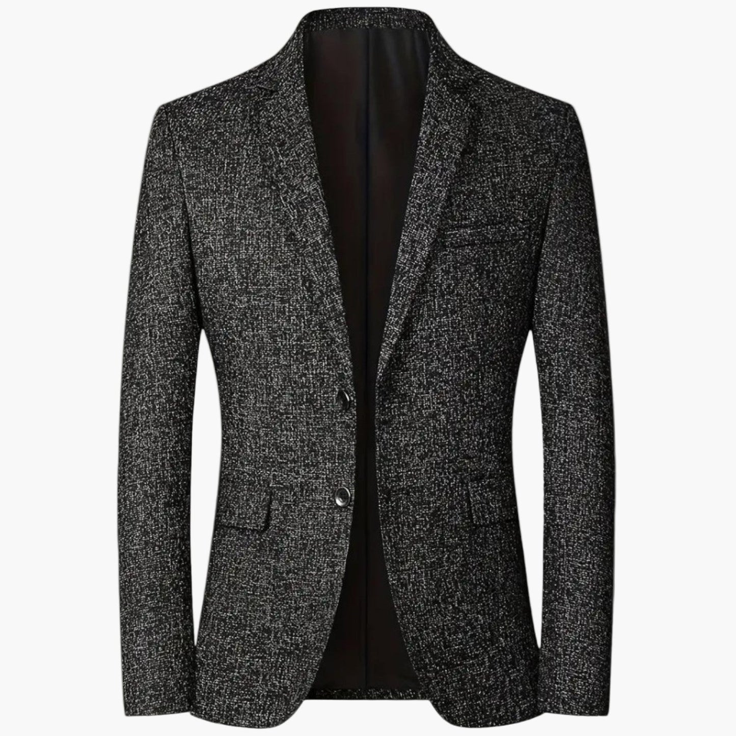 Eleganter Business Blazer Anzugjacke Klassisch Schwarz