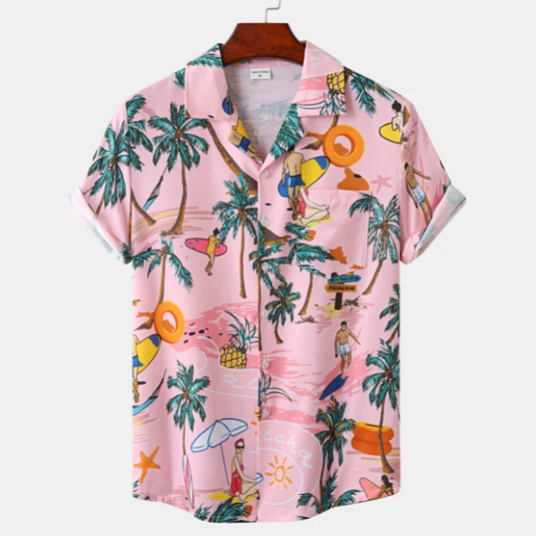 Klassisches Hawaiihemd für Herren – Modell Randy