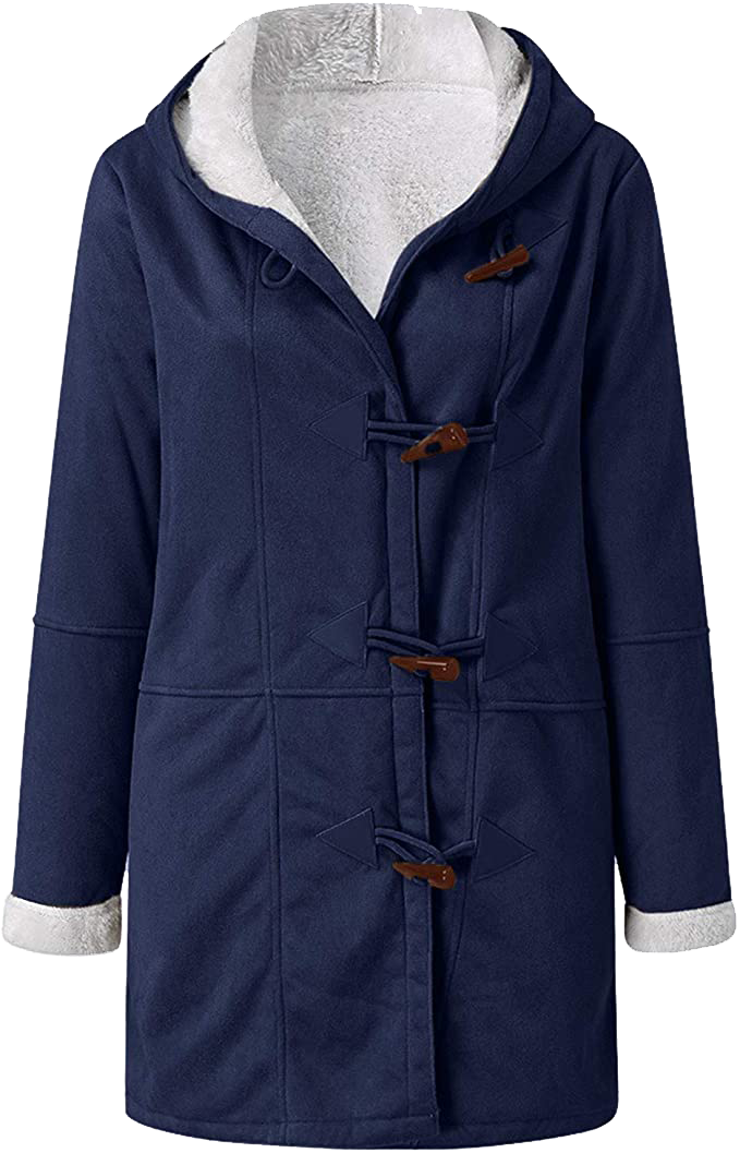 Warme Damen Winterjacke Kuschel Soft
