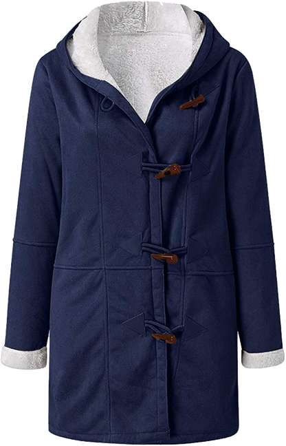 Warme Damen Winterjacke Kuschel Soft
