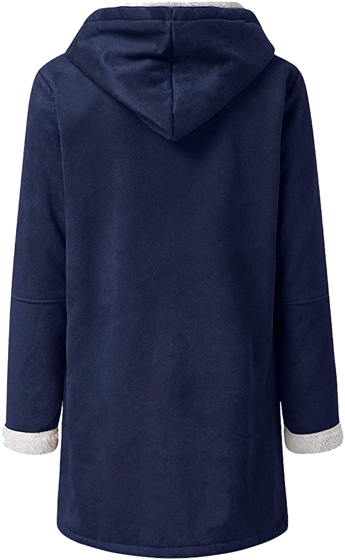 Warme Damen Winterjacke Kuschel Soft