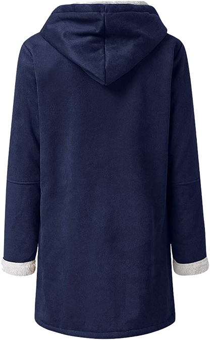 Warme Damen Winterjacke Kuschel Soft