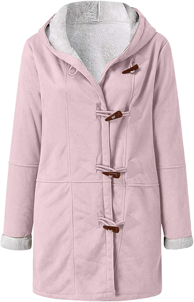 Warme Damen Winterjacke Kuschel Soft