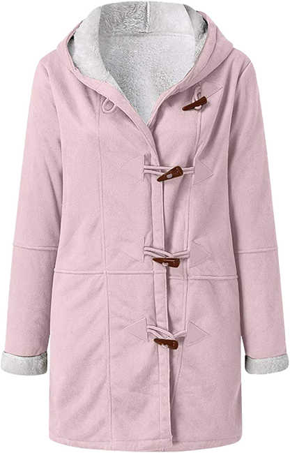 Warme Damen Winterjacke Kuschel Soft