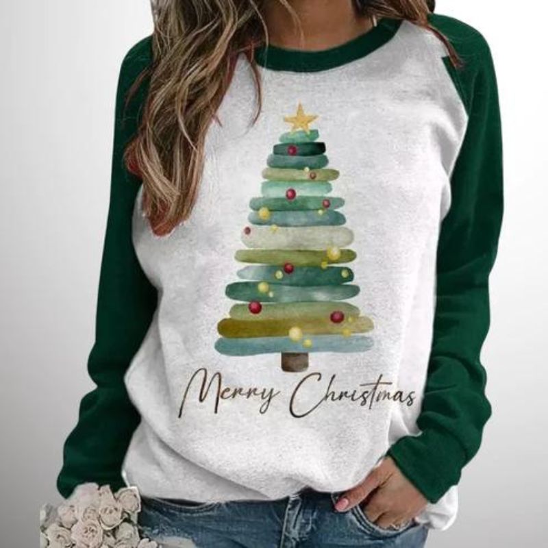 Weicher Weihnachtspullover für Damen – Modell Bettina