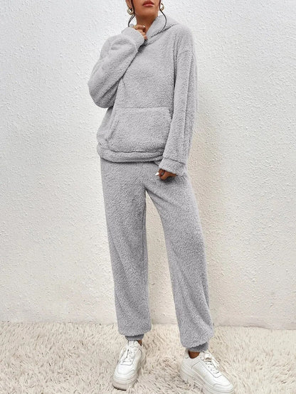 Damen Pullover Set Zweiteilig Gemütlich Warm