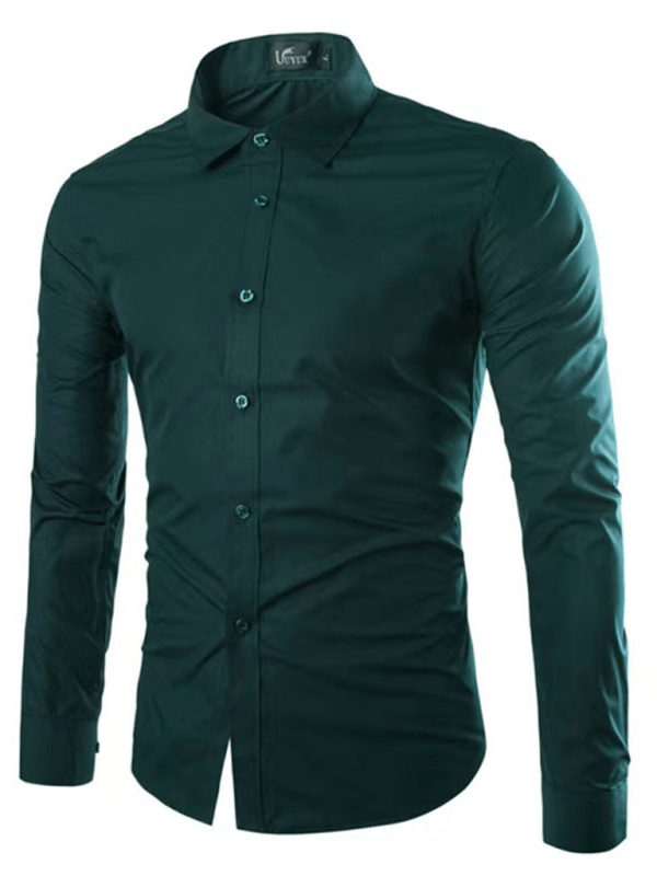 Slim Fit Herrenhemd Bügelfrei Modern Lässig - BerlinGlamour