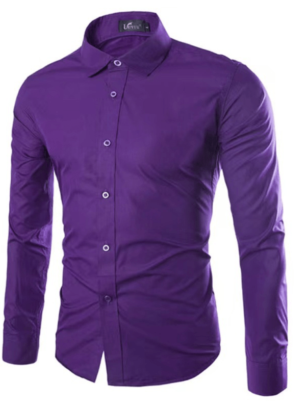 Slim Fit Herrenhemd Bügelfrei Modern Lässig