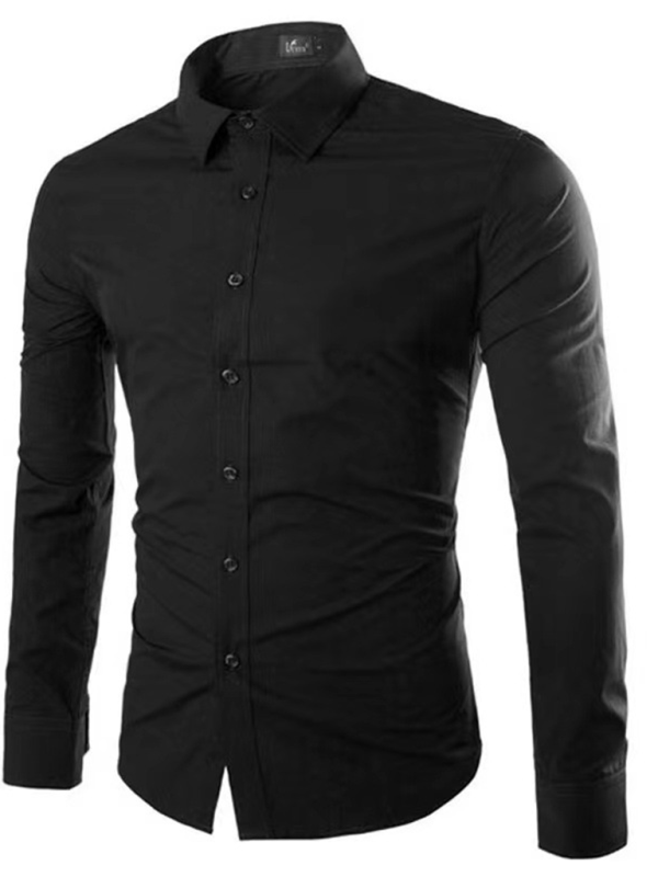 Slim Fit Herrenhemd Bügelfrei Modern Lässig