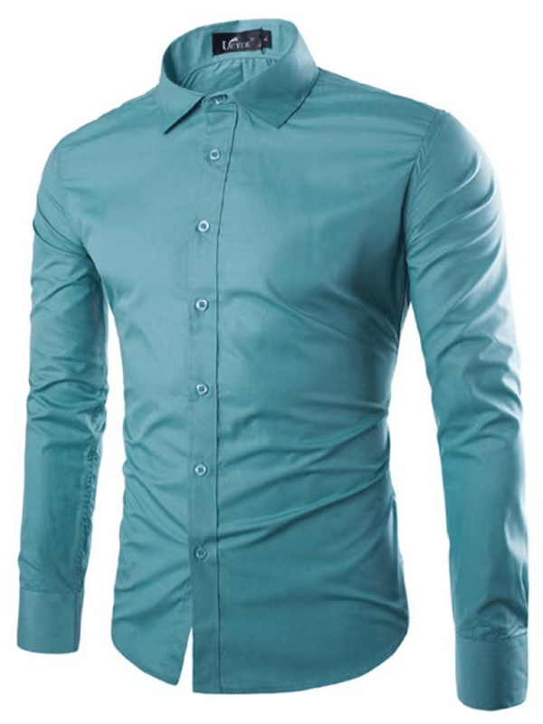 Slim Fit Herrenhemd Bügelfrei Modern Lässig