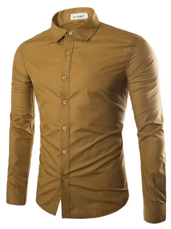 Slim Fit Herrenhemd Bügelfrei Modern Lässig