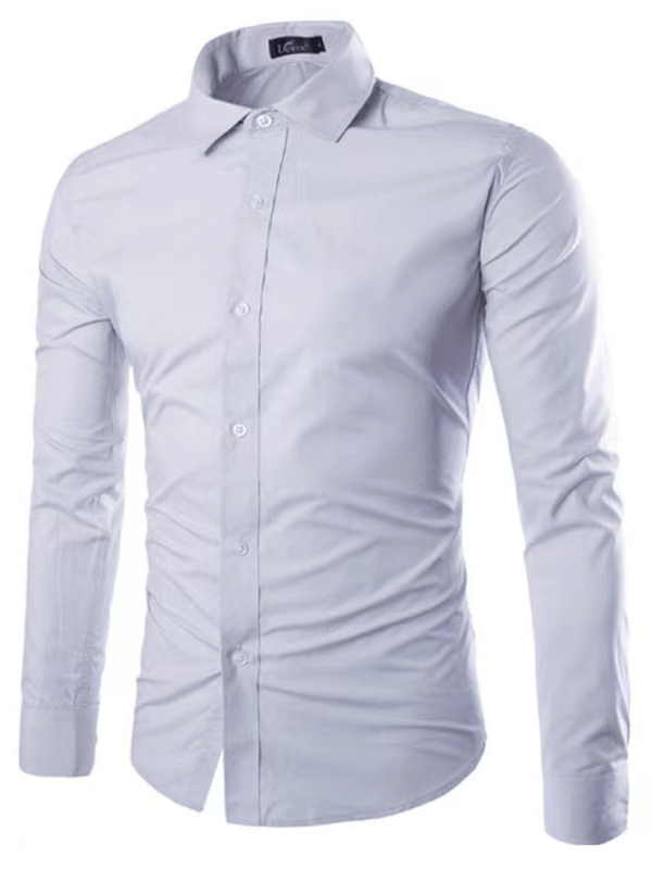 Slim Fit Herrenhemd Bügelfrei Modern Lässig