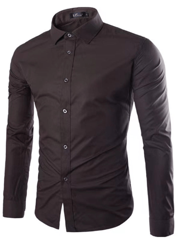 Slim Fit Herrenhemd Bügelfrei Modern Lässig