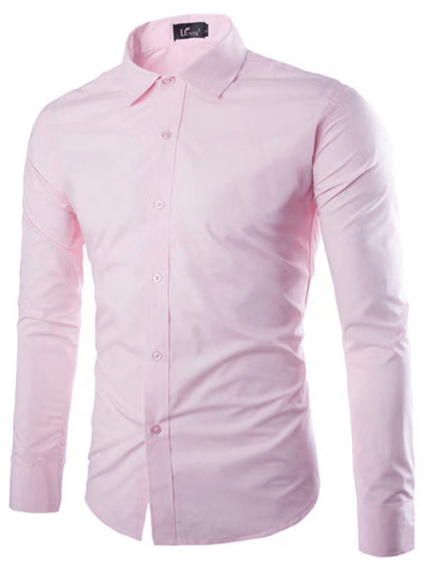Slim Fit Herrenhemd Bügelfrei Modern Lässig