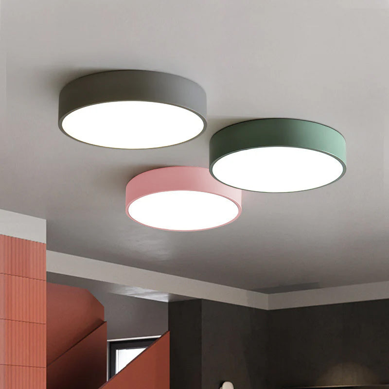LED Deckenleuchte Rund Skandinavisches Design Modern - BerlinGlamour