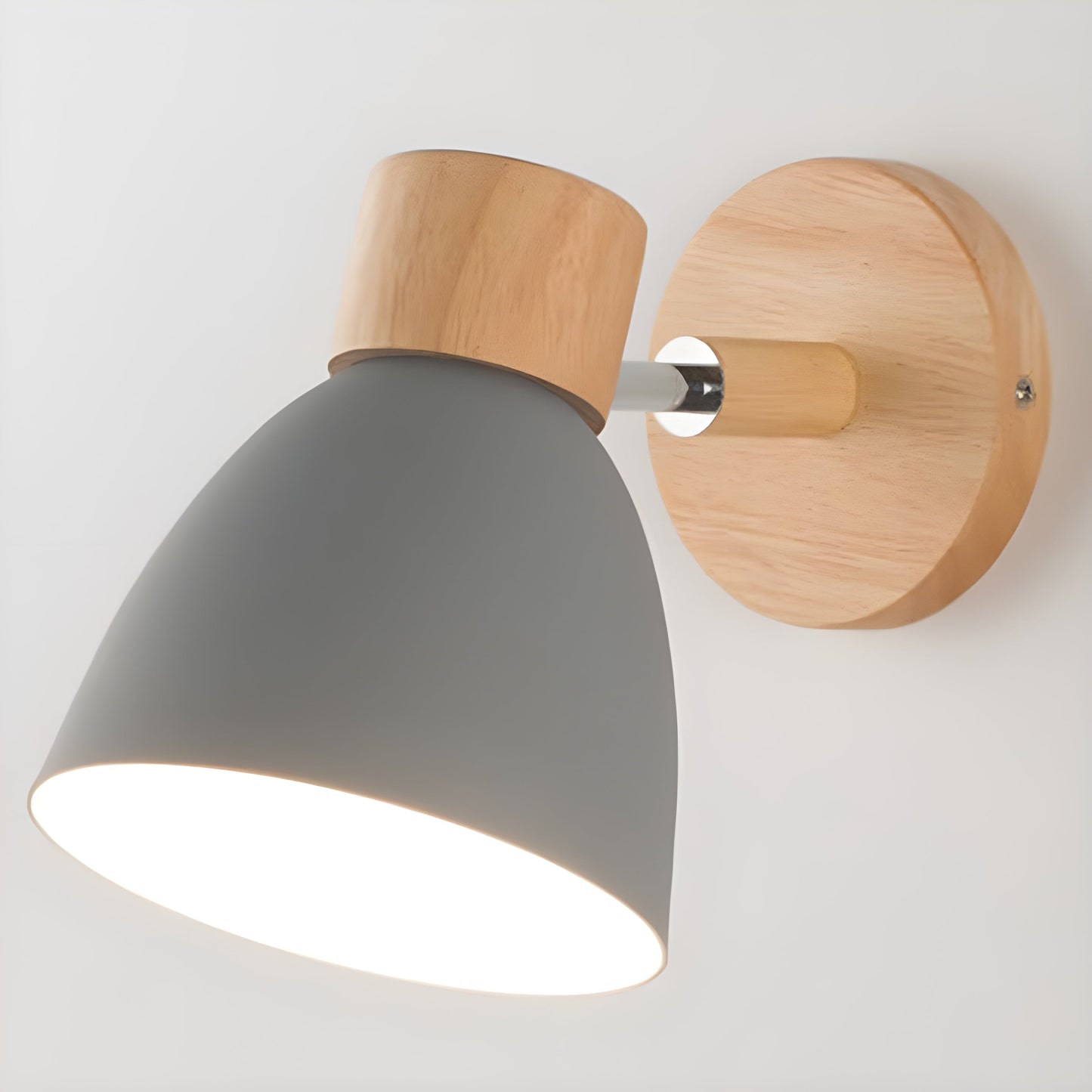 Norwegische Holzwandlampe Schlafzimmer Lampe Dimmbar