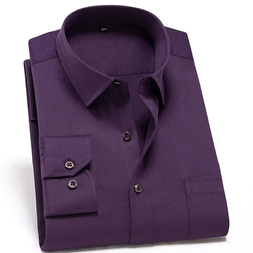Herren Hemd Langarm Stretch Modern