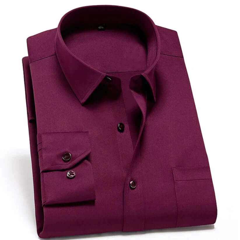 Herren Hemd Langarm Stretch Modern