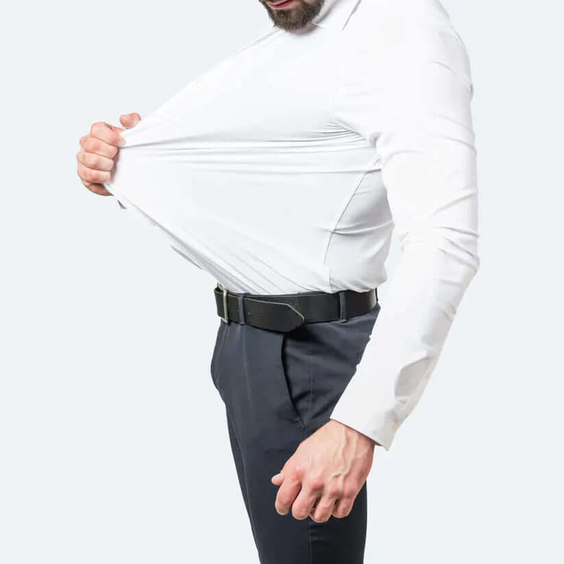 Herren Hemd Langarm Stretch Modern