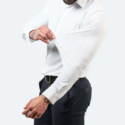 Herren Hemd Langarm Stretch Modern