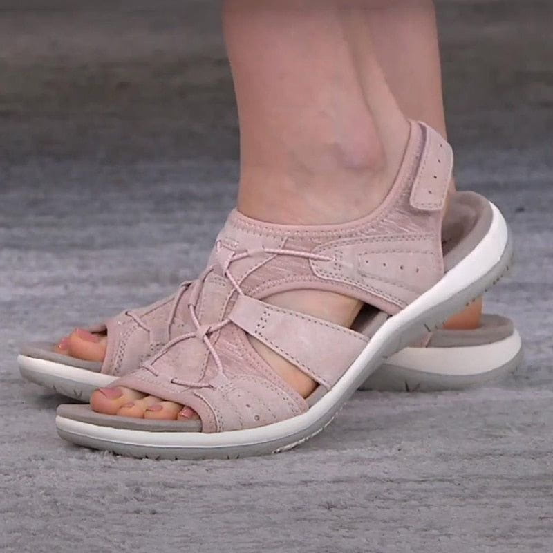 Damen Sandalen Bequem Riemen Freizeit Schuhe