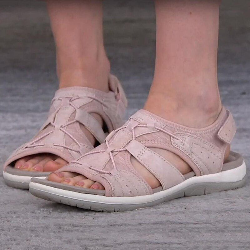 Damen Sandalen Bequem Riemen Freizeit Schuhe