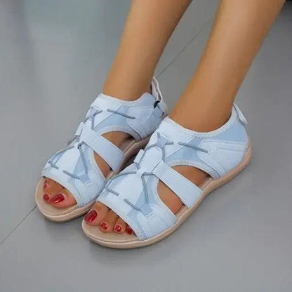 Damen Sandalen Bequem Riemen Freizeit Schuhe