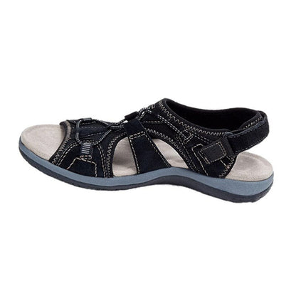 Damen Sandalen Bequem Riemen Freizeit Schuhe
