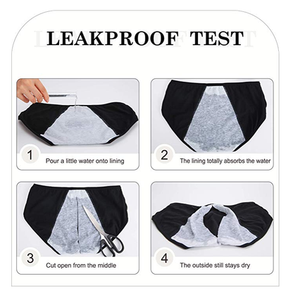 Periodenunterhose Auslaufsicher Komfortabel Damenslip