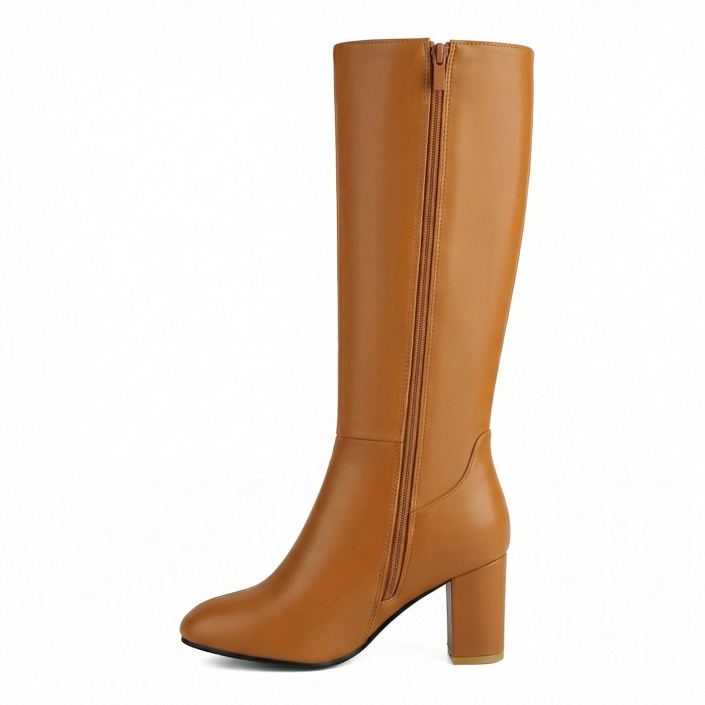 Damen Stiefel Warm Bequem Lang Schick