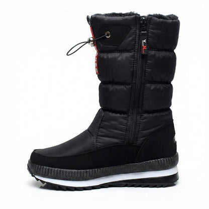 Wasserdichte Stiefel Damen mit Reißverschluss Winter
