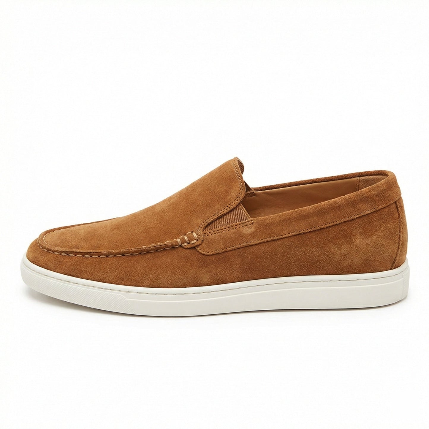 Herren Halbschuhe Stylisch Braun Lederschuhe