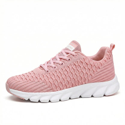 Strick Schuhe Atmungsaktiv Flexibel Damen Sneaker