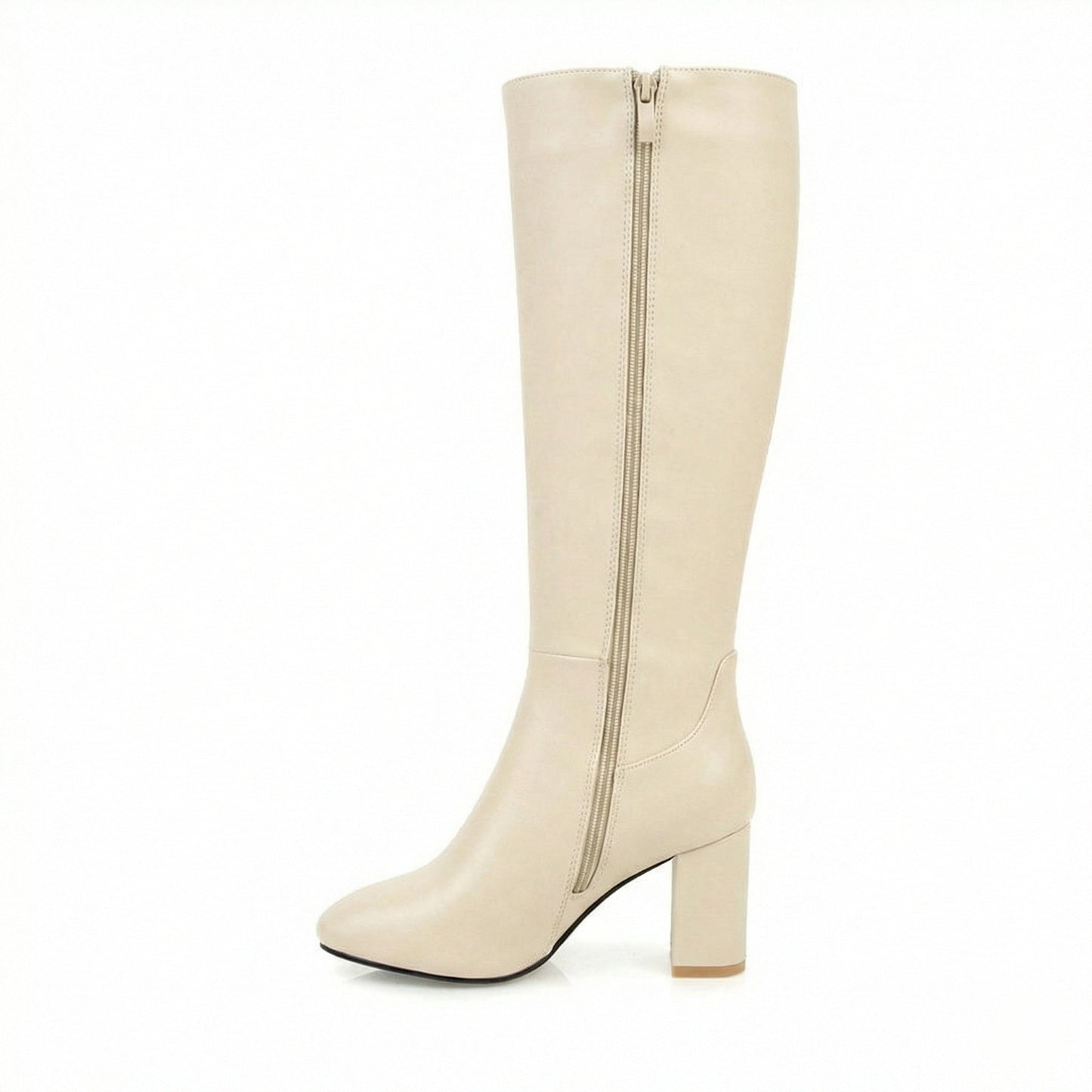 Damen Stiefel Warm Bequem Lang Schick