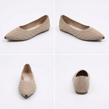 Flache Schuhe Damen Mode Bequem