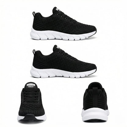 Strick Schuhe Atmungsaktiv Flexibel Damen Sneaker