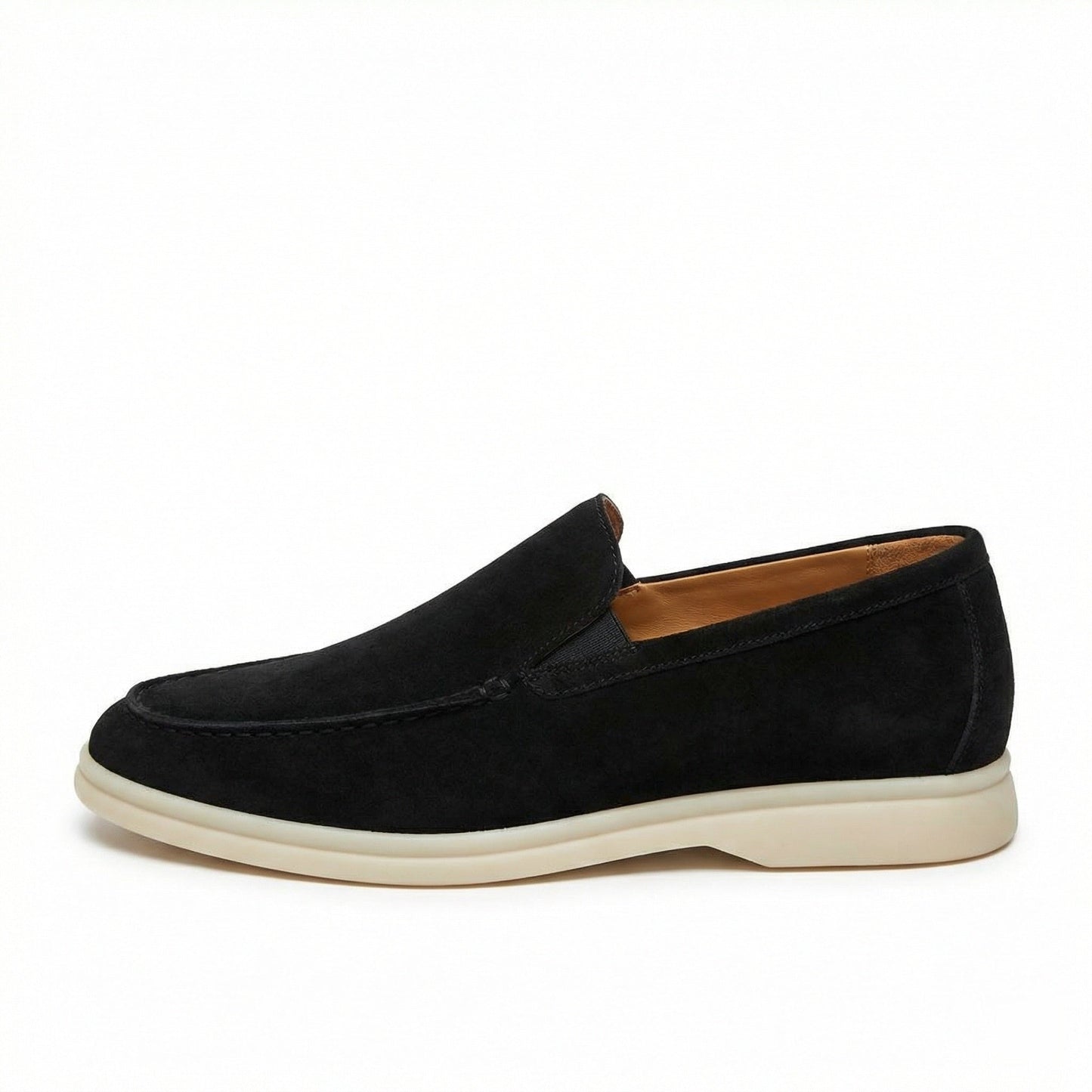 Herren Halbschuhe Stylisch Braun Lederschuhe