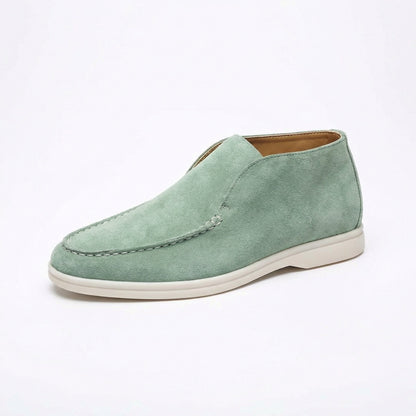 Herren Halbschuhe Stylisch Braun Lederschuhe