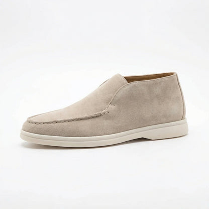 Herren Halbschuhe Stylisch Braun Lederschuhe