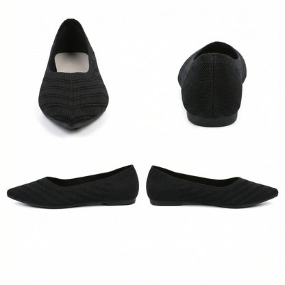 Flache Schuhe Damen Mode Bequem