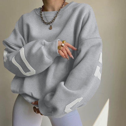 Damen Pullover Oversize Modern Großgröße