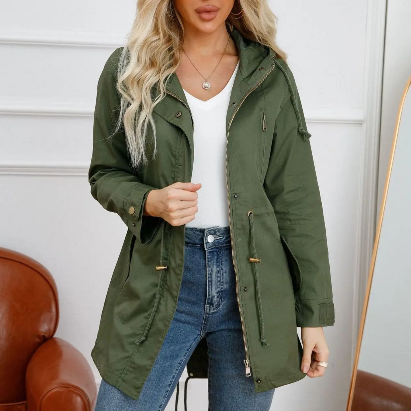 Damen Sommerjacke Leicht & Stilvoll Lang