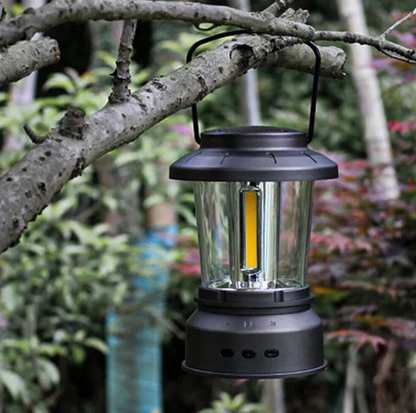 Bluetooth Lautsprecher Lampe Dimmbar Wasserfest Outdoor