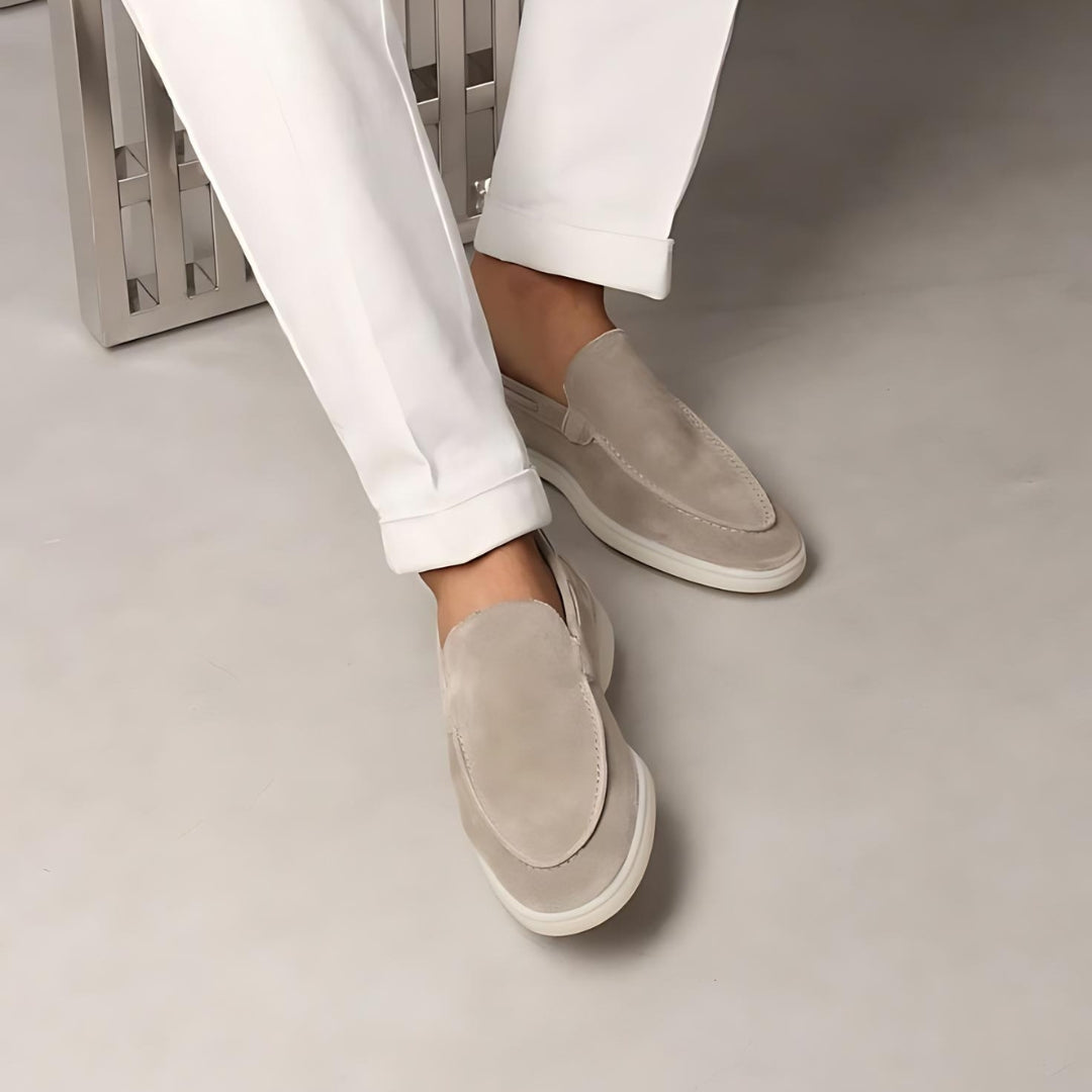 Herren Loafer Wildleder Schuhe Elegant
