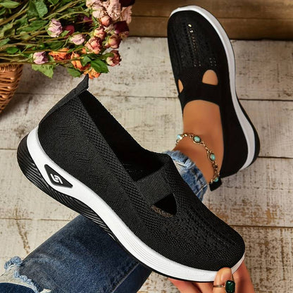 Damen Sneaker Bequem Alltag Schuhe