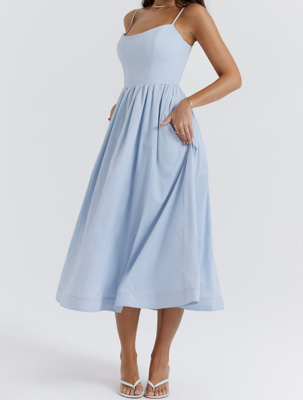 Elegantes Midikleid Berlin Chic Damenkleid