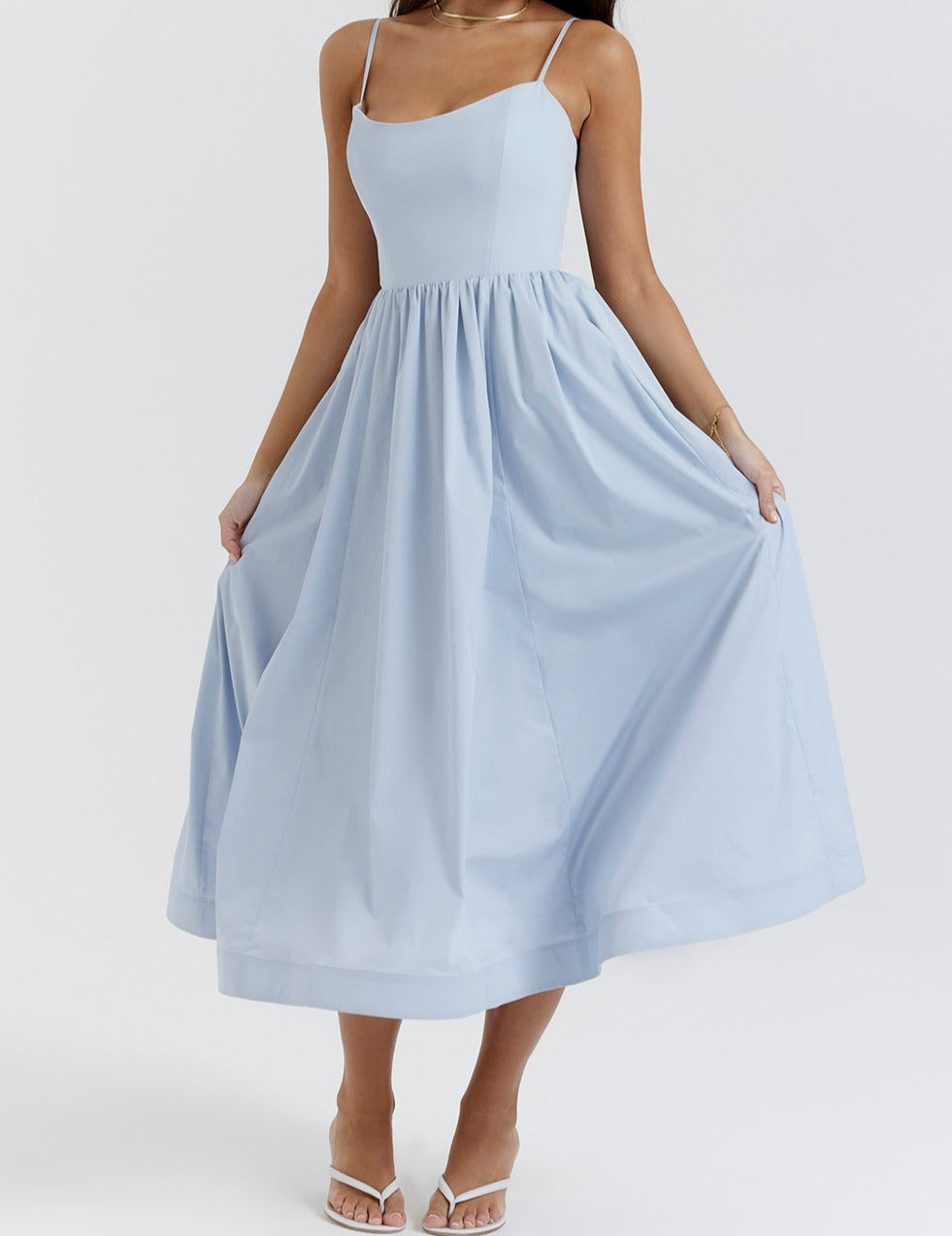 Elegantes Midikleid Berlin Chic Damenkleid